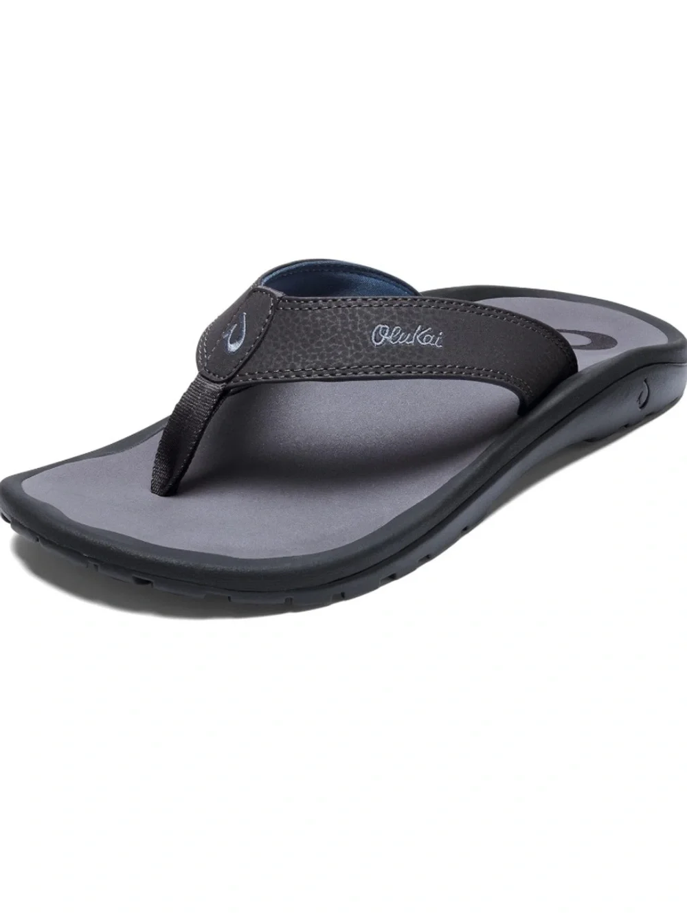 OluKai Mens Ohana Sandals Water Resistant Flip Flops Arch Support 8 Pavement